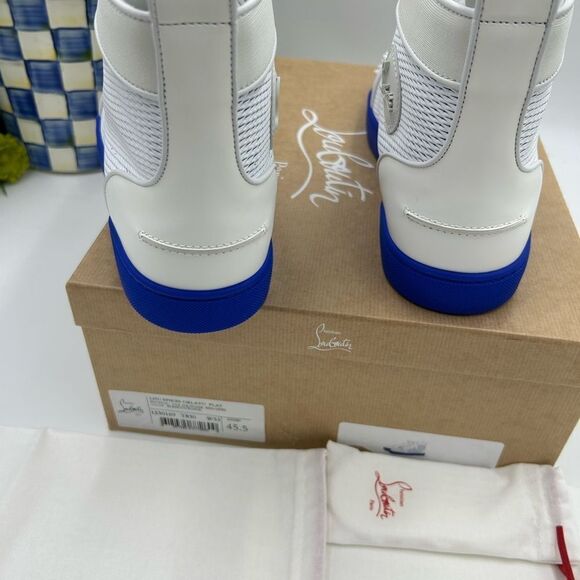 Men’s Christian Louboutin Orlato flat sneakers size 45.5 made in Italy - Picture 7 of 13